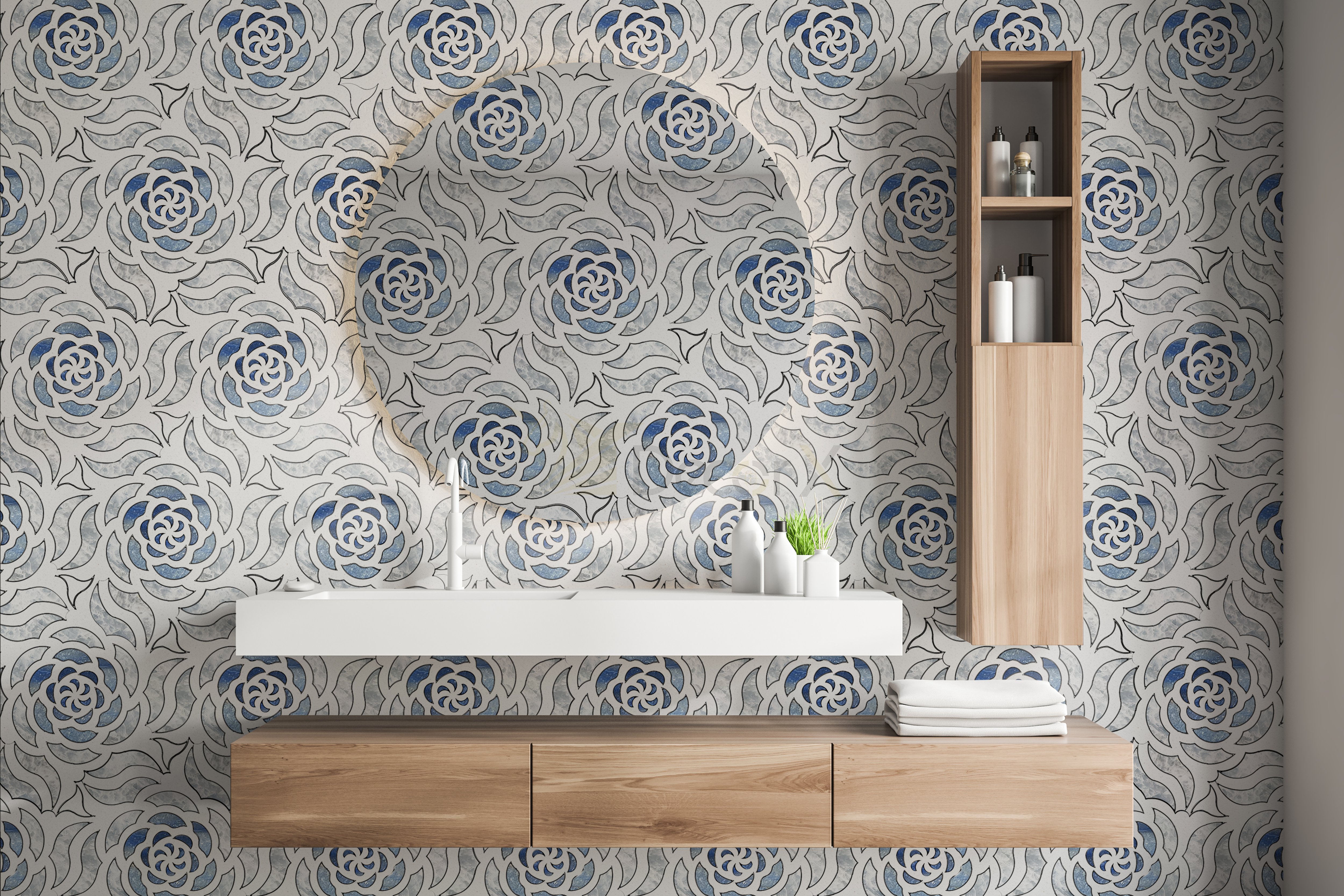 Artisan Waterjet precision mosaic