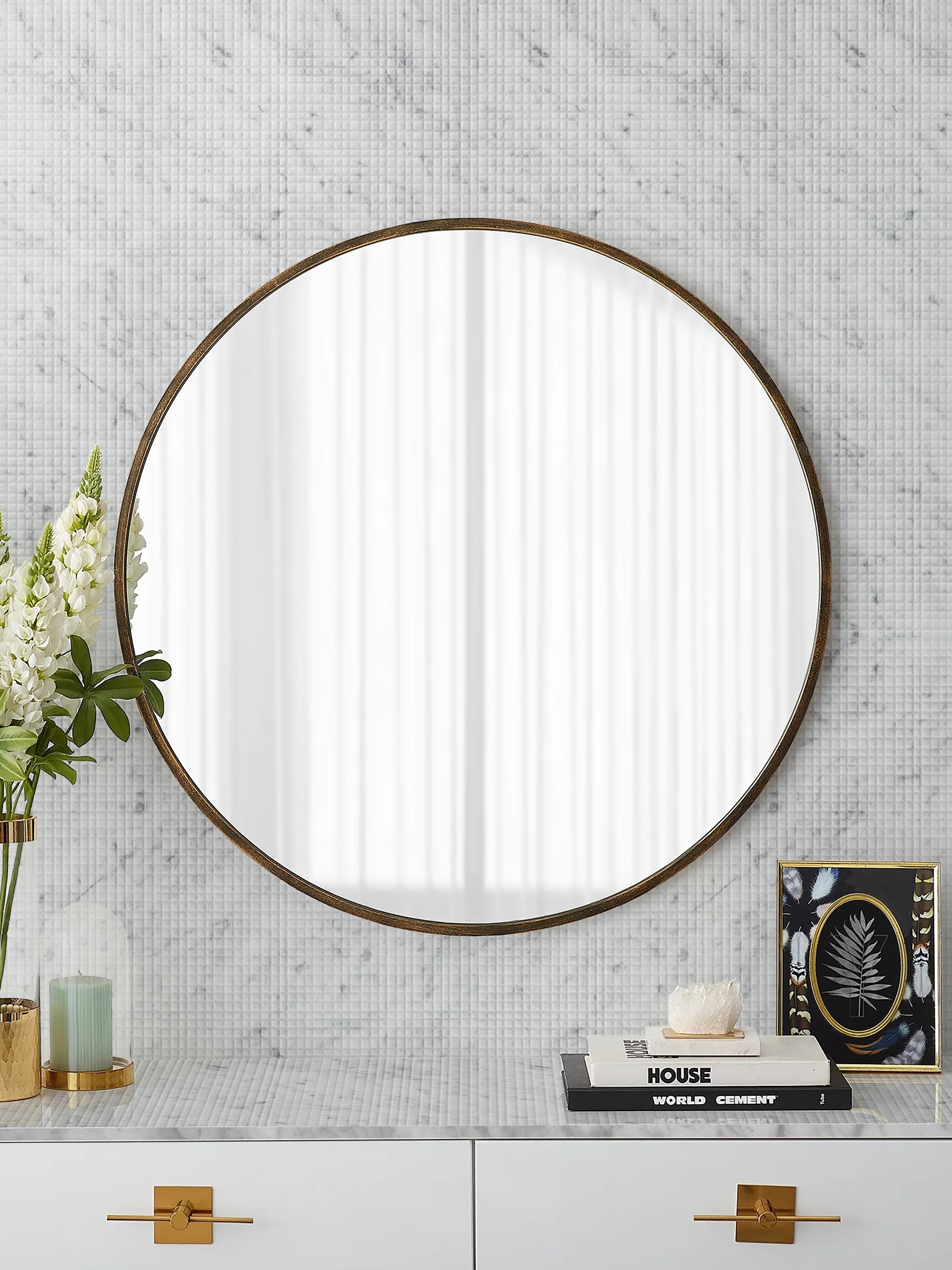 Textured marble natural relief