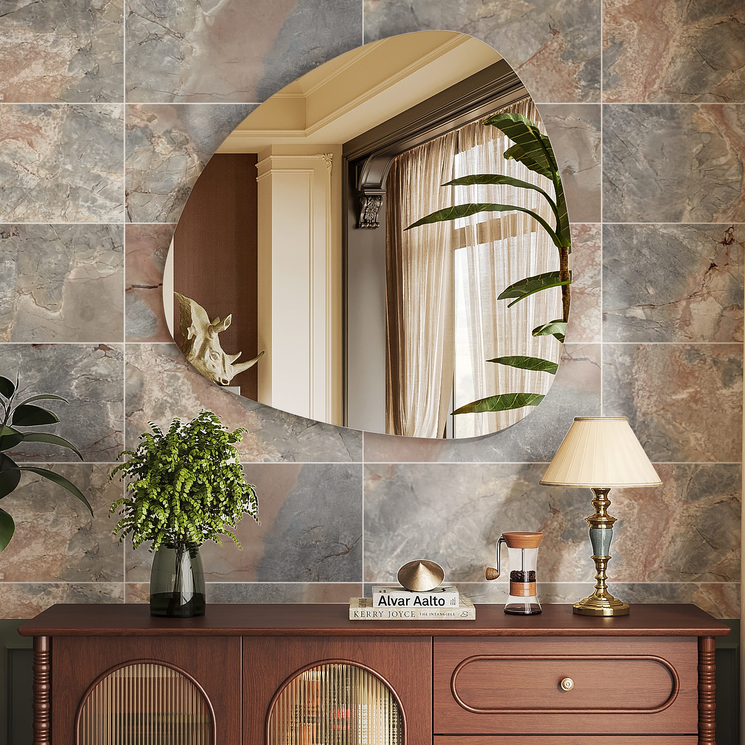 Bespoke custom mosaic installation